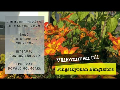 Gudstjänst från Pingstkyrkan Bengtsfors 20200614