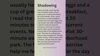 🗣️ ENGLISH SHADOWING PRACTICE👈 #englishshadowing #shadowing #speakingpractice #ieltsspeaking #ielts