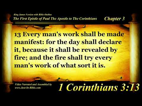 1 Corinthians Chapter 3 - Bible Book 46 - The Holy Bible KJV Read Along Audio/Video/Text