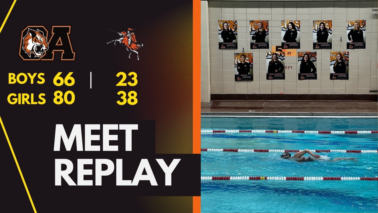 OA Swimming vs Stoughton Senior Night