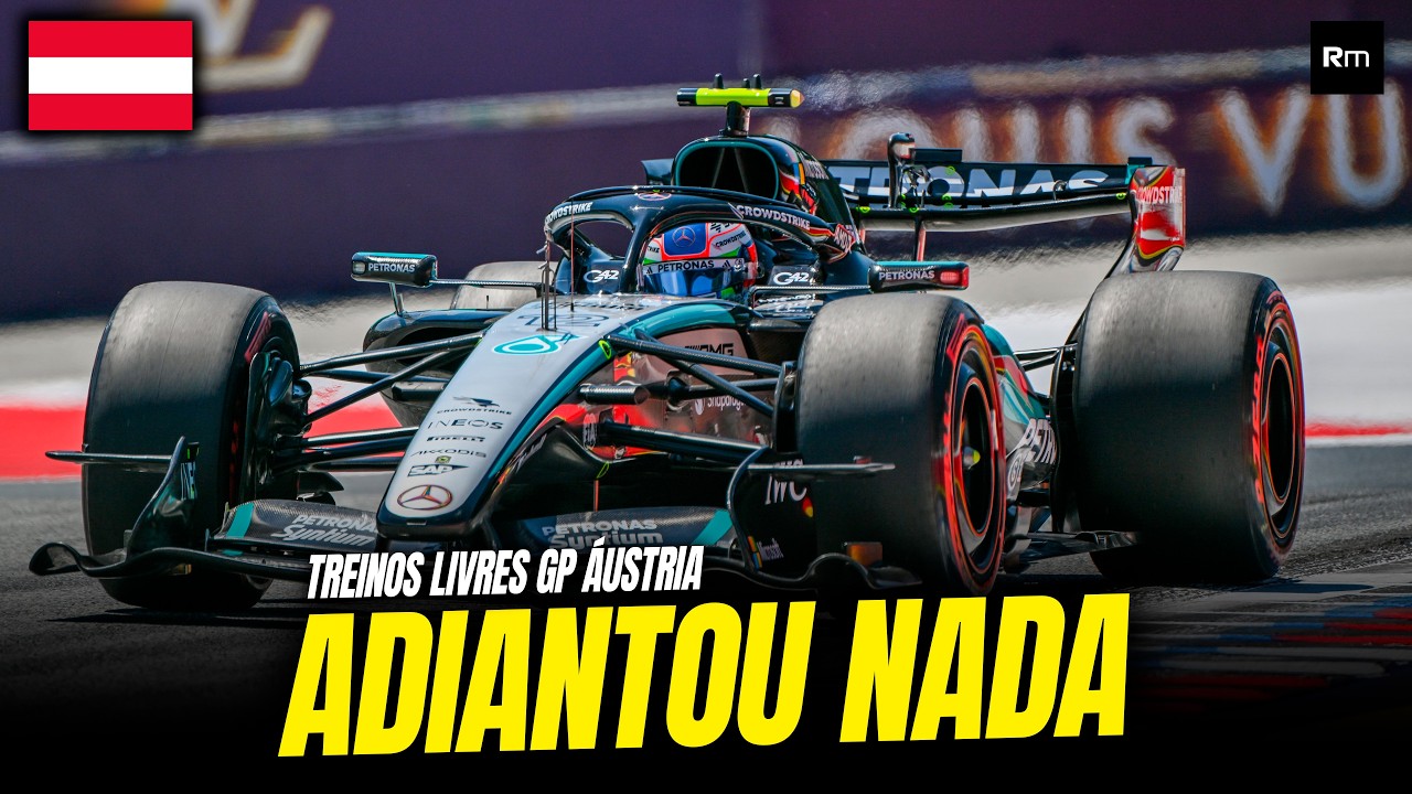FIA BANE SOLUÇÃO DA MERCEDES, MAS ANTONELLI LIDERA TRANQUILO SEXTA DE TREINOS LIVRES DO GP ÁUSTRIA