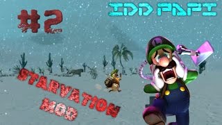 7 DAYS TO DIE: STARVATION MOD - #2 MIEDO A LOS FELINOS Y PALMERAS EN LA NIEVE (GAMEPLAY ESPAÑOL)