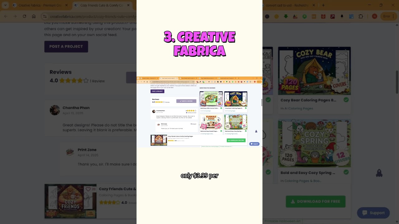 Creative Fabrica Tutorial: Create Professional Coloring Books for Amazon KDP