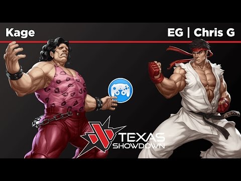 Texas Showdown 2017 3rd Strike - Kage (Hugo) vs. EG | Chris G (Ryu) - Grand Finals