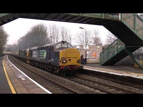 "The Easter Chieftain" with 37259 & 37605 Thrash through Old Hill