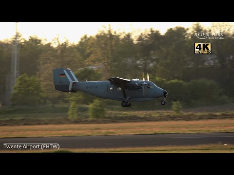 [4K] Plane Spotting at Twente Airport  31-05-2023 : Antonov M28 Skytruck