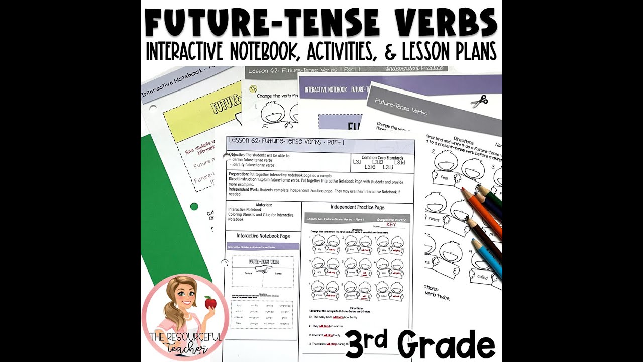 Future-Tense Verbs Activities | 3rd Grade