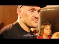 TYSON FURY & RICKY HATTON AFTER THE FIGHT "WE DID ENOUGH TO WIN"