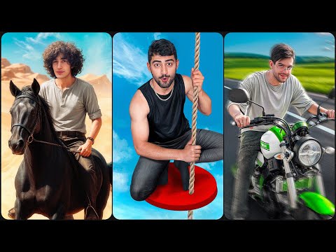 سه تا تجربه متفاوت تو یه روز😂🐴