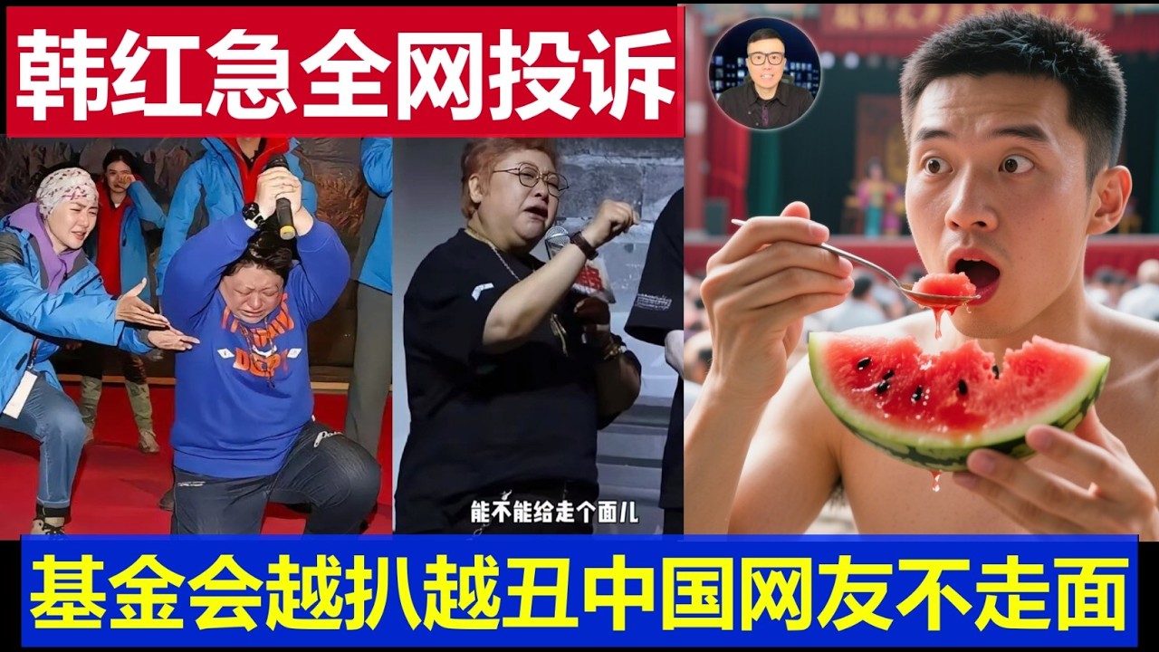 最新：韩红急眼了全网投诉下架视频 基金会越扒越丑中国网友不走面