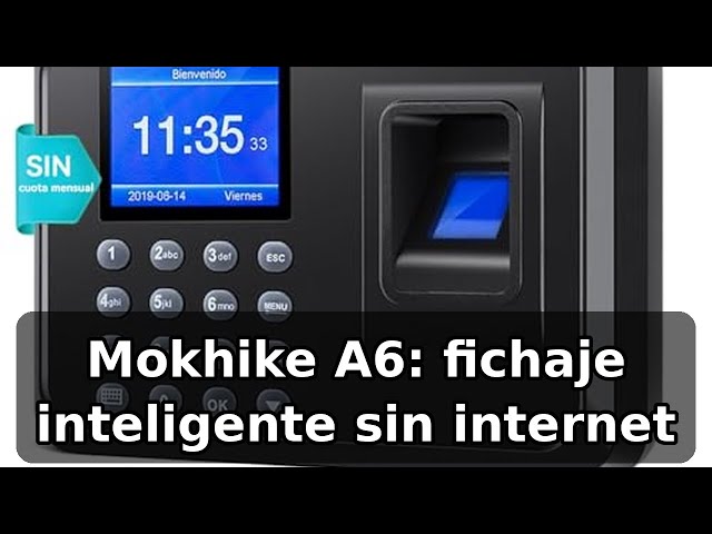 Vídeo relacionado con Mokhike Control Horario Empleados, Reloj de Fichar, Maquina de Fichar, Fichaje Empleados con Sistema Española LCD Memoria de 8GB, con Capacidad de 1000 Huellas de fichar (No se Requiere Internet)