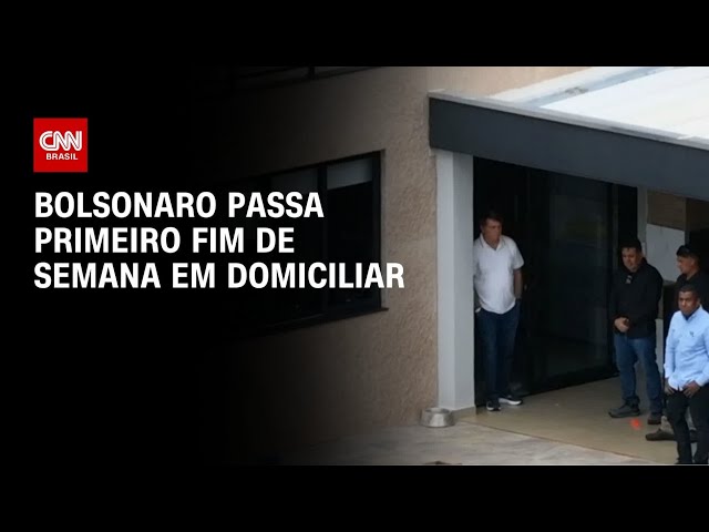 Veja como foi o primeiro final de semana da domiciliar de Bolsonaro | CNN NOVO DIA