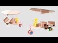 DIY Tempo Rickshaw Making Cardboard Auto Rickshaw Easy Science Project
