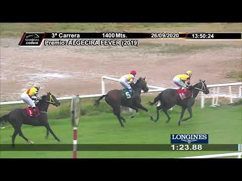 26/09/2020 – Hipodromo Maroñas – Carr 3 – ALGECIRA FEVER (2019)