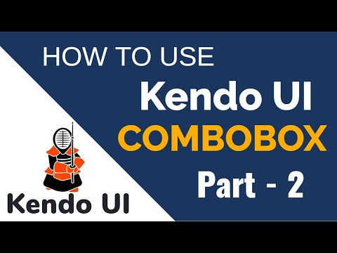 Kendo UI ComboBox Part-2 Video