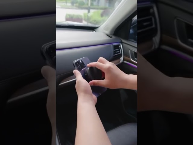 حامل الجوال المدمج بتقنية الشفط للسيارة،