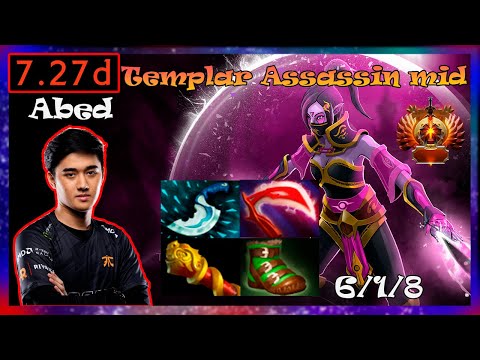 Abed Templar Assassin mid | Full Gameplay 7.27d | Dota 2 Pro Replays