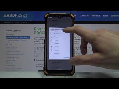 Cómo cambiar el tiempo de bloqueo de pantalla en DOOGEE S88 Pro - tiempo de espera