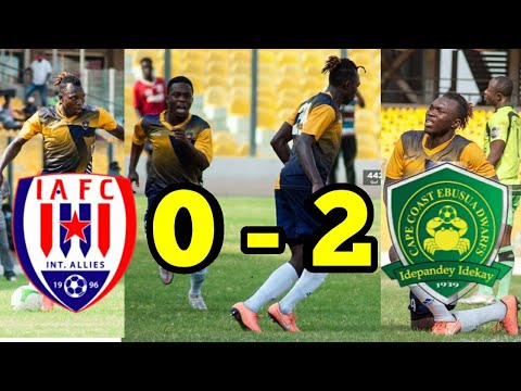 Inter Allies vs Ebusua Dwarfs (Gpl wk13 Highlights)