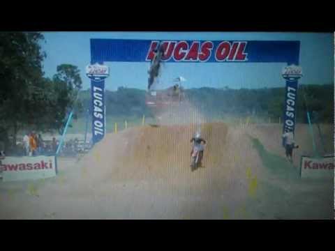 Baggett jumps the texas 12 pack (Huge!)