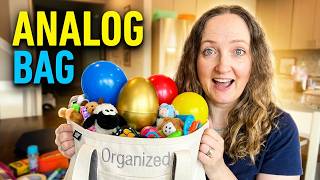 Build Your Own FAMILY GAMES ANALOG BAG (Step Away from Screens)