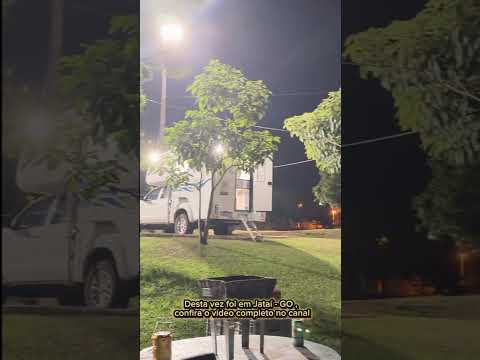 O bom do MotorHome é que ele permite ter vários quintais diferentes, desta vez foi em Jataí - GO