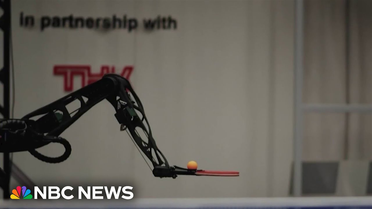Table-tennis-playing robot makes history by beating elite human players