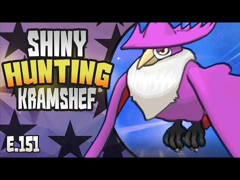 Shiny Kramshef / Honchkrow  Reaction [ Shiny Hunting ] 344 Hordenchain