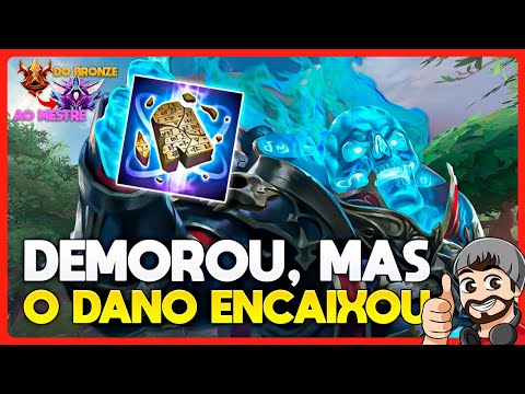 Essa build demora, mas ela DÁ MUITO DANO! MERLIN MID - Do Bronze ao Mestre Ranked Conquista