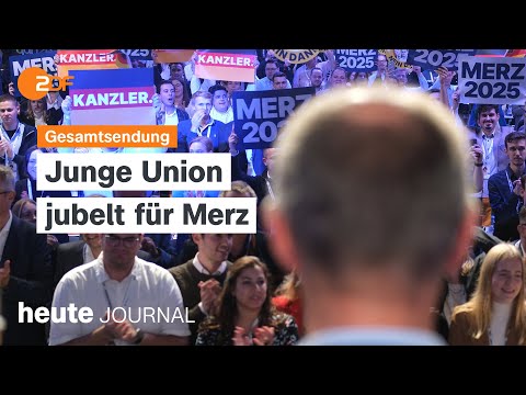 heute journal vom 26.10.24 Zuspruch für Merz, Vergeltungsschlag Israels gegen Iran, Georgien-Wahl