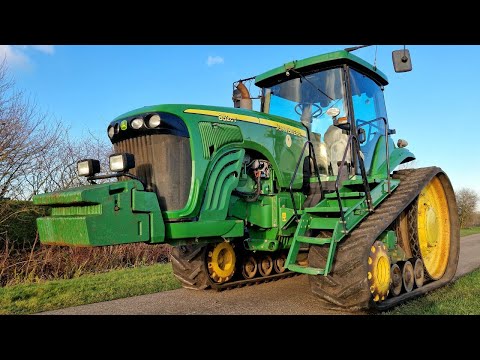 2002 John Deere 8520T rubber track crawler tractor 23743