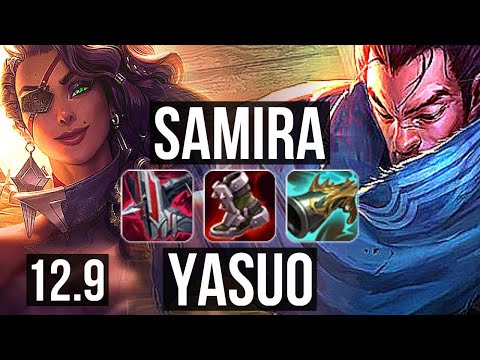 SAMIRA & Renata Glasc vs YASUO & Senna (ADC) | Quadra, Rank 6 Samira, 20/4/9 | KR Challenger | 12.9