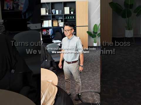 Boss: Why call when I can just appear? 😂
