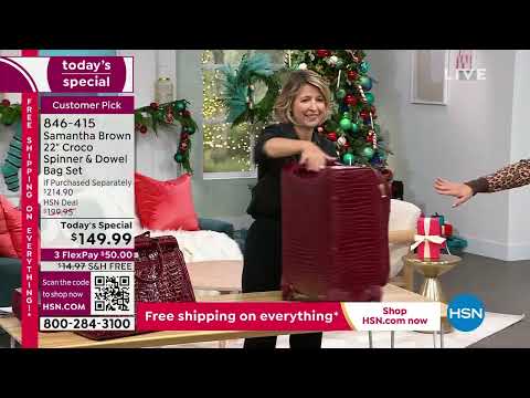 HSN | Samantha Brown Luggage Collection 10.06.2023 - 01 AM