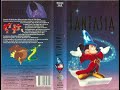 Walt Disney Fantasia 1940 Bande Annonce VHS Pub 1991