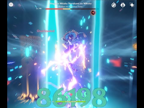 Genshin Impact Wanderer C3 Faruzan C6 Showcase | Raiden Shogun One Phase | No Food