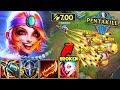 WHAT HAPPENS WHEN JINX HITS 7.00 ATTACK SPEED?? (HINT: A VERY FAST PENTAKILL)