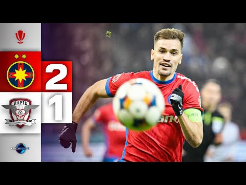 REZUMAT FCSB - Rapid 2-1. Campioana s-a impus în derby, după un meci cu două penalty-uri acordate