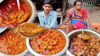 This Man Selling Every Body Parts Of Mutton At Rs. 20/- Only । Street Food Of Ko