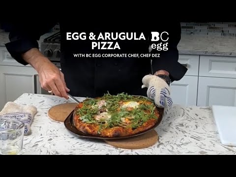 Egg and Arugula Pizza With Chef Dez
