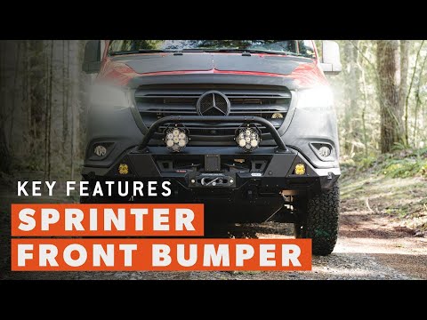 Sprinter Front Bumper Key Features - Flatline Van Co.