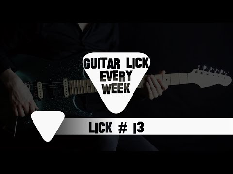 Guitar Lick # 13 (Rock/Pop Punk)