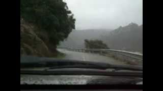 preview picture of video 'Viaje hacia León. Carretera pésima, descalabrada, en las cercanías de la presa'
