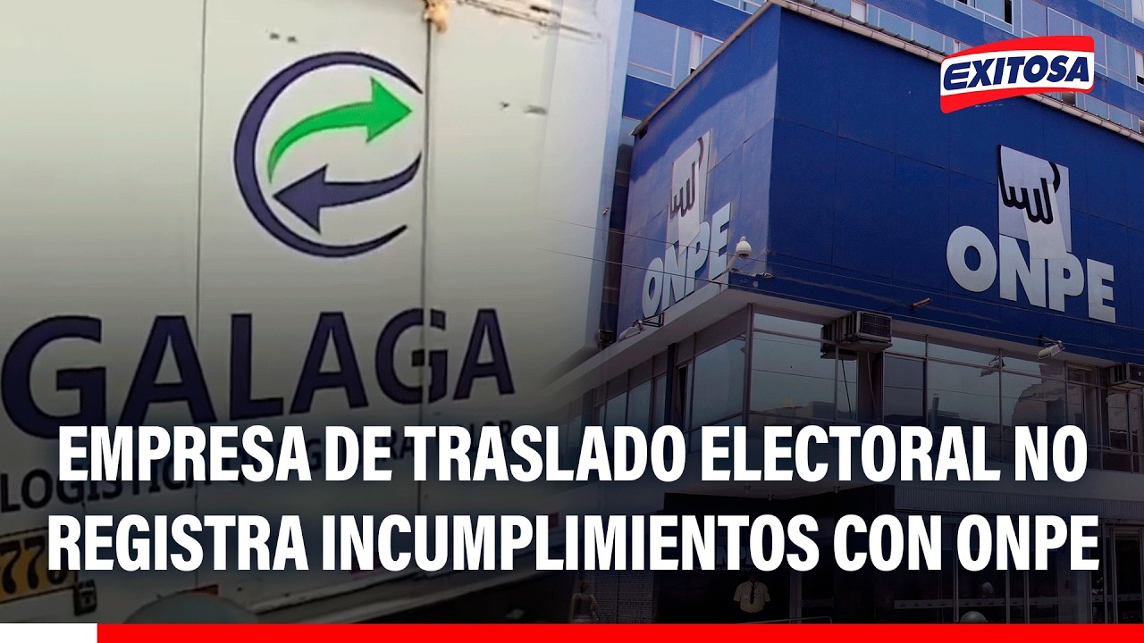 🔴🔵 Empresa Galaga no ha registrado incumplimiento con el contrato de la ONPE