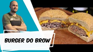 O melhor e a mais fácil Hambúrguer de churrasqueira.