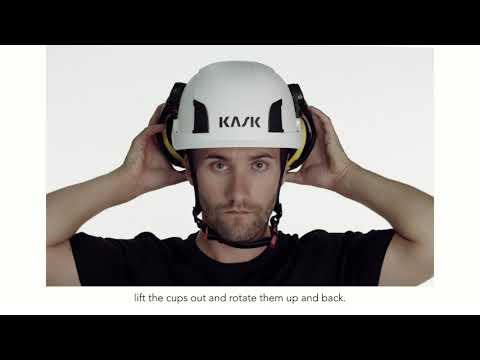 KASK | How to mount the Zen Earmuffs