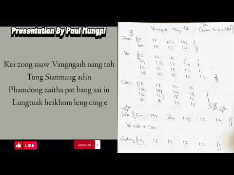 Vangngaih Nang Toh    (Elson Samte feat Nemmuankim Lyrics & Chords)