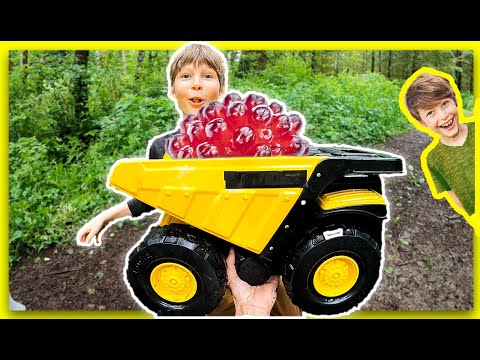 Harvesting Wild Salmon Berries in our Dump Truck