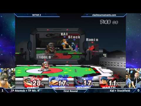 SKTAR 2 - Mr. R + Atomsk vs Kai + Stockfield - SSBB