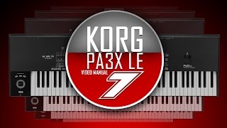 KORG Pa3X LE Video Manual - Част Седма - Запис на песен